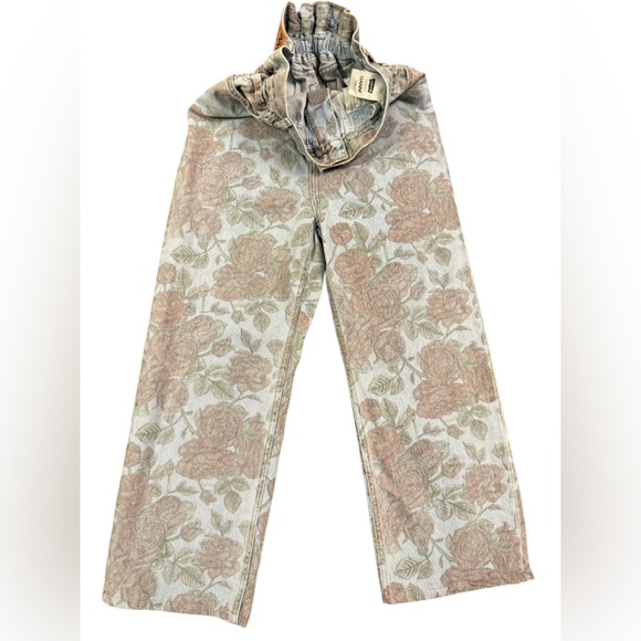 Levi x Ganni paper bag Wide Leg Jeans with High Waist - Picture 6 of 9